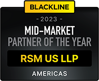 BlackLine Mid-market partner of the year 2023