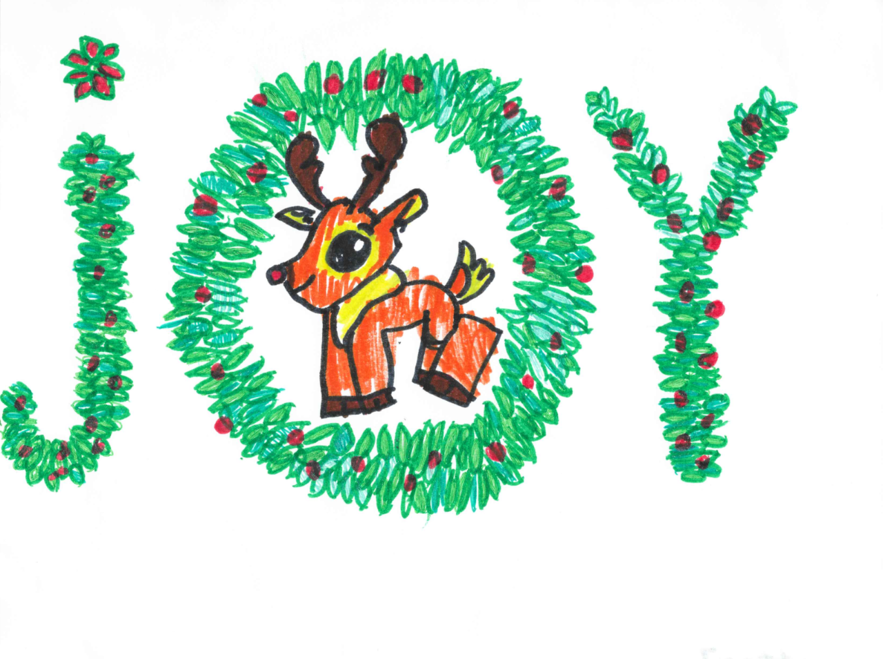 "Reindeer still matter"  by Keely, age 9
