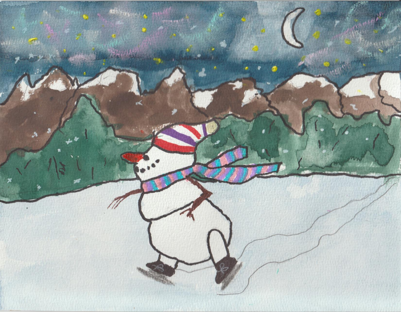 "Holiday Spirit"  by Valeria, age 14