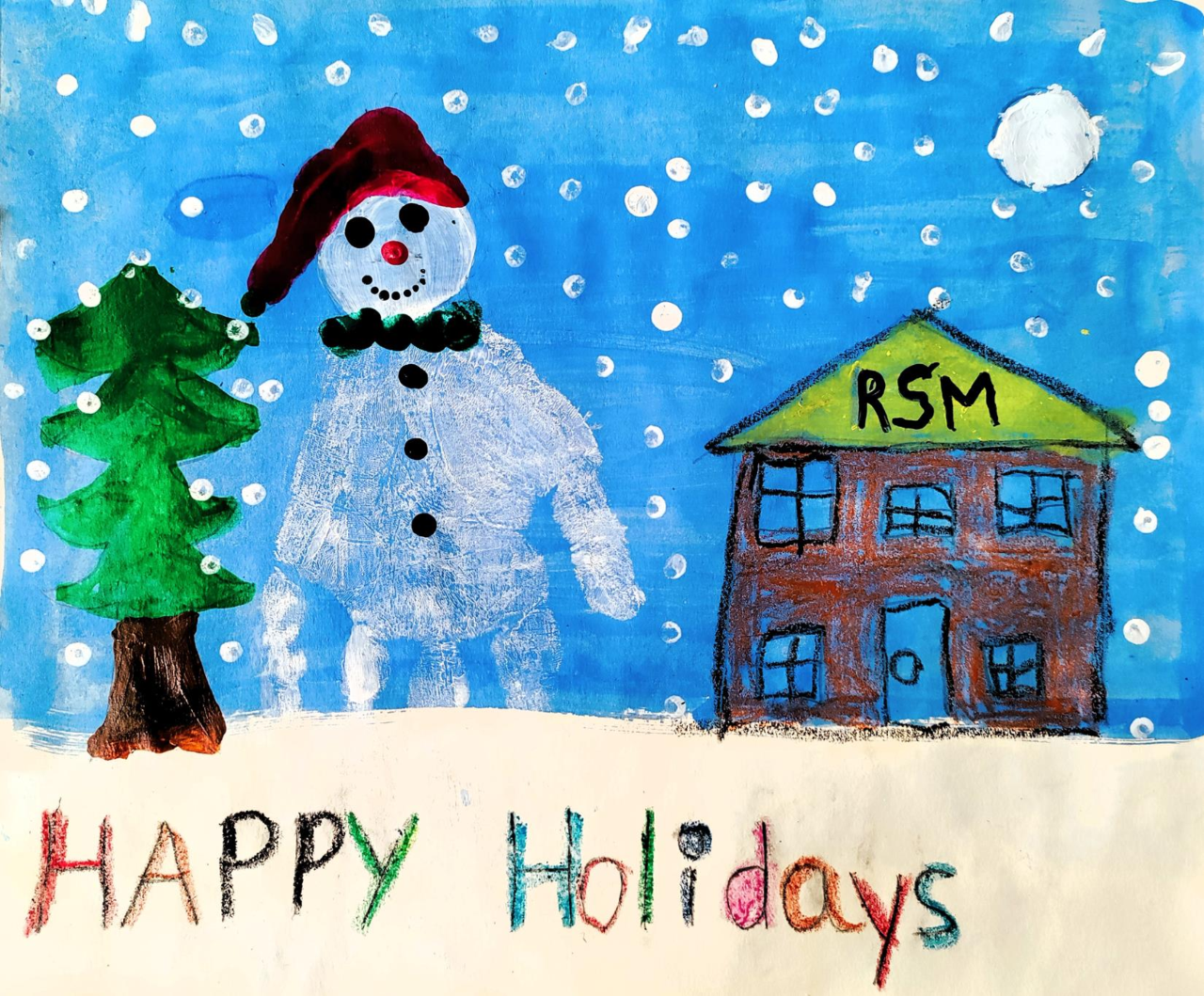 "First Snow"  by Bodduluri, age 16