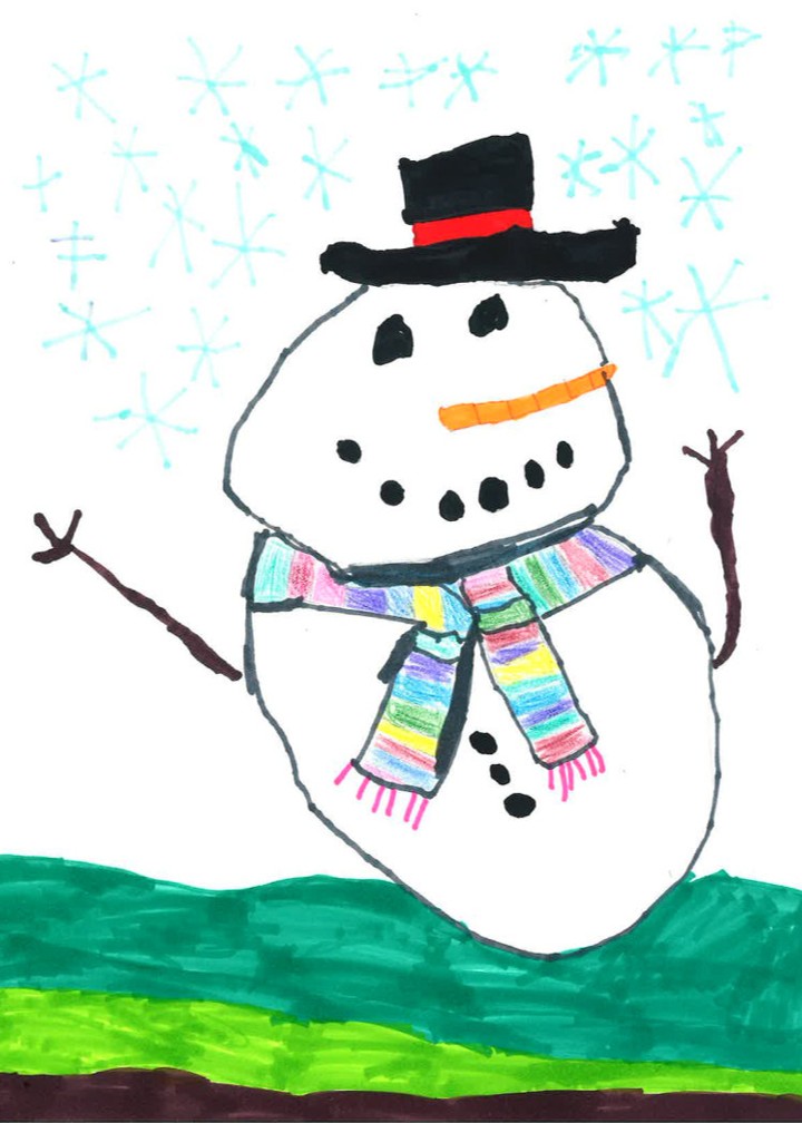 "Winter Gnomes"  by Jackson, age 13