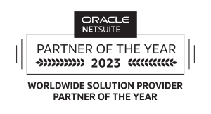 Oracle NetSuite Partner of the Year 2022 - Worldwide solution provider partner of the year